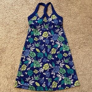 Patagonia Lliana Blue Floral Midi Dress